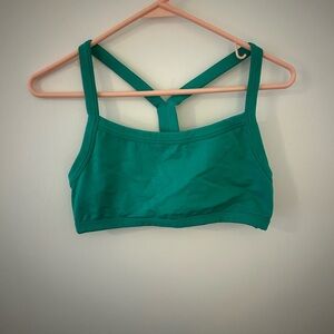 Green Sports Bra